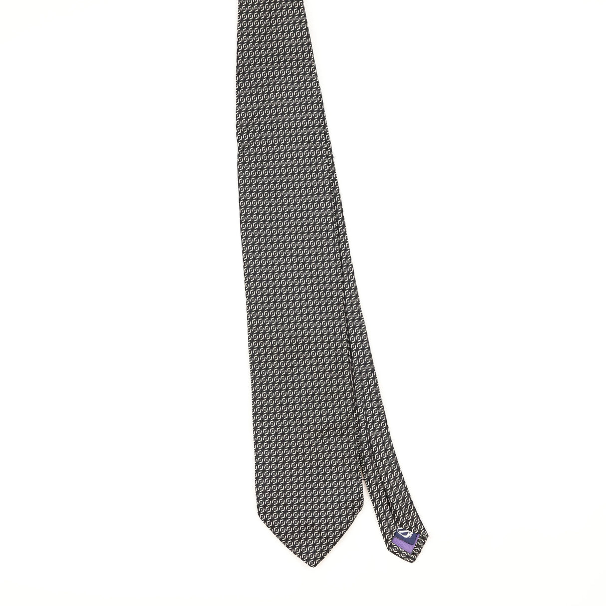 Front of Vintage Nautica Geometric Patterned Tie