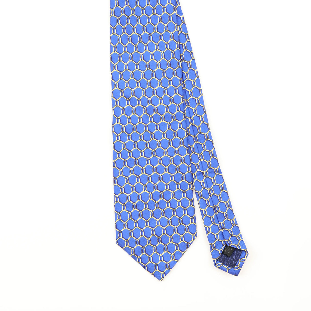 Front Detail of Vintage Jaeger Geometric Patterned Tie