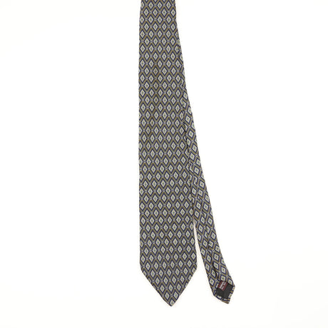 Front Front of Vintage 1990's Geometric Patterned Tie
