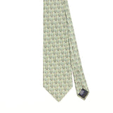 Front Front Detail of Vintage Geoffrey Beene Rectangles Geometric Patterned Tie
