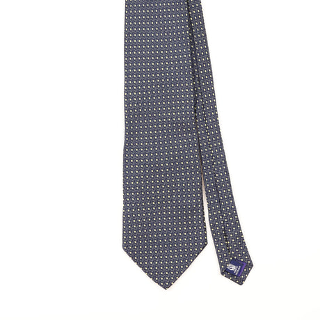 Front Detail of Vintage Nautica Geometric Patterned Tie