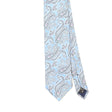 Front Front Detail of Vintage 1990's Ermenegildo Zegna Paisley Patterned Tie