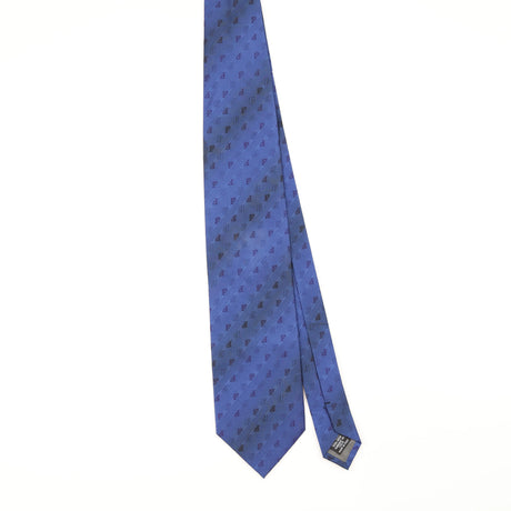 Front of Vintage 1990's Gianfranco Ferré Geometric Patterned Tie