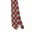 Front Front Detail of Vintage 1990's Geometric Patterned Tie