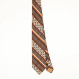 Front Front of Vintage 1980's Striped Patterned Tie