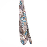 Front Front of Vintage 1990's Floral Patterned Tie