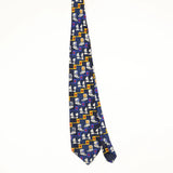 Front Front of Vintage Peanuts Snoopy Cartoon Patterned Tie