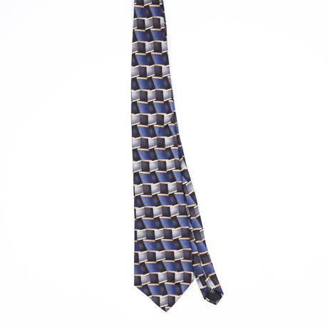 Front Front of Vintage 1990's Van Heusen Geometric Patterned Tie