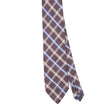Front Front Detail of Vintage 1990's Nautica Check Patterned Tie