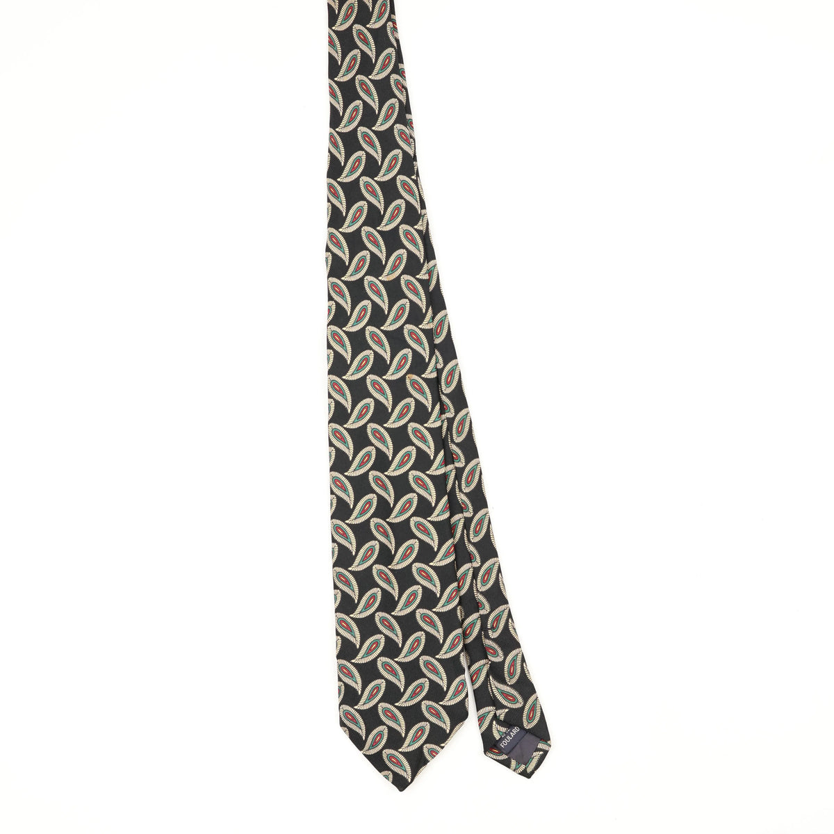 Front Front of Vintage 1990's Nordstrom Paisley Patterned Tie