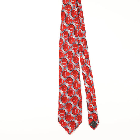 Front of Vintage Geometric Patterned Tie