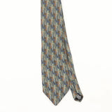 Front Front Detail of Vintage 1990's Stafford Geometric Patterned Tie