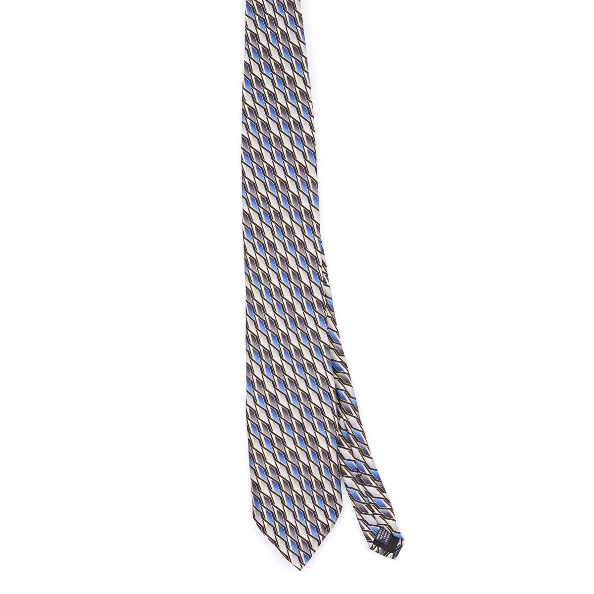 Front Front of Vintage 1990's Stafford Geometric Patterned Tie