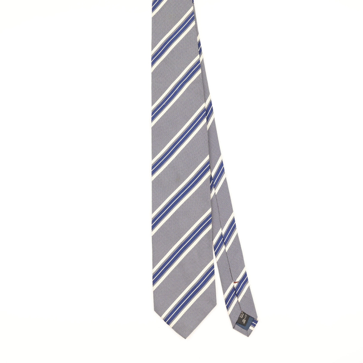 Front of Vintage 1990's Ermenegildo Zegna Striped Patterned Tie