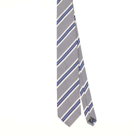 Front of Vintage 1990's Ermenegildo Zegna Striped Patterned Tie