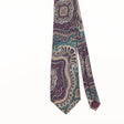 Front Detail of Vintage 1990's Pierre Cardin Paisley Patterned Tie