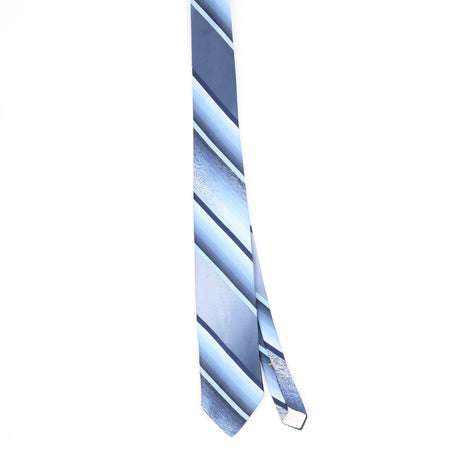 Front Front of Vintage 1980's Striped Patterned Tie