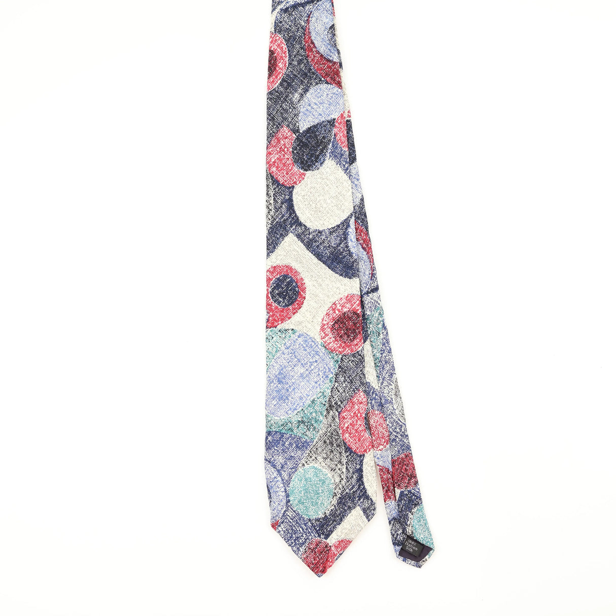 Front Front of Vintage 1910's Marina Di Carrara Abstract Patterned Tie