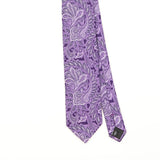 Front Detail of Vintage Jaeger Paisley Patterned Tie