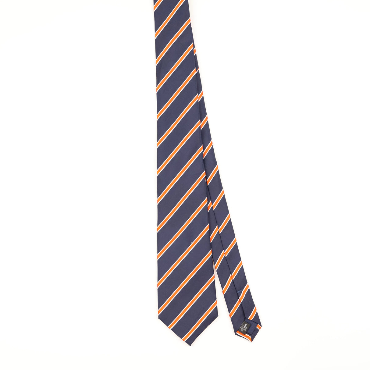 Front of Vintage Hawes & Curtis Striped Patterned Tie