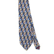 Front Front Detail of Vintage 1990's Guy Laroche Foulard Geometric Patterned Tie