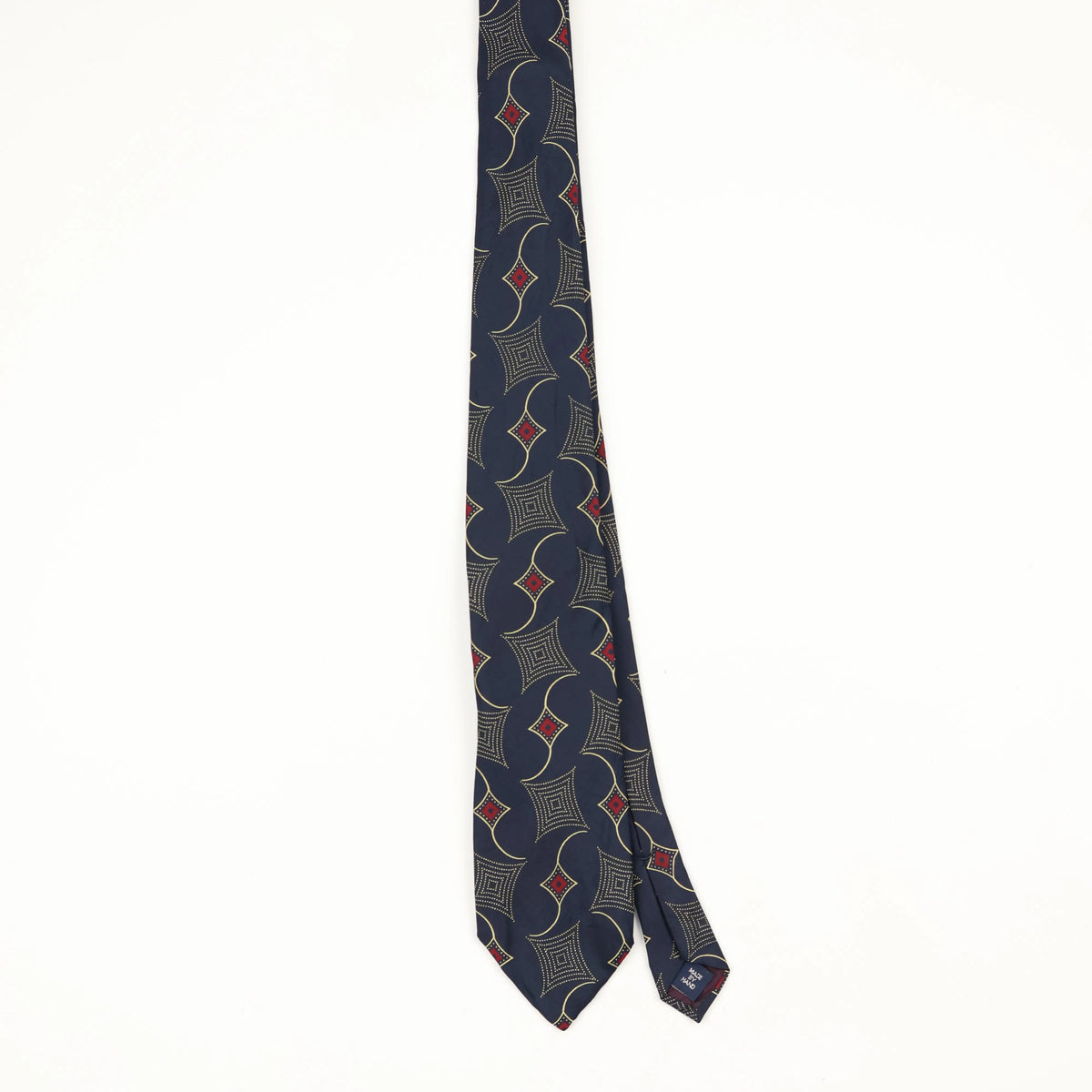 Front Front of Vintage 1990's Ralph Lauren Geometric Patterned Tie