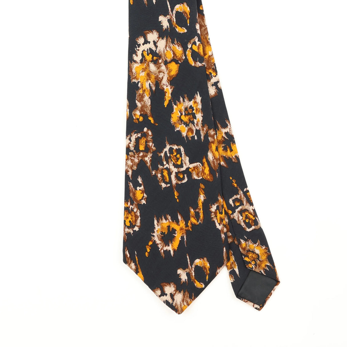 Front Front Detail of Vintage 1980's Pierre Cardin Abstract Patterned Tie