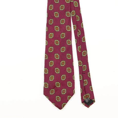 Front Detail of Vintage Nordstrom Geometric Patterned Tie
