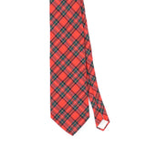 Front Front Detail of Vintage 1990's Tartan Plaids & Checks Patterned Tie