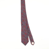 Front of Vintage 1990's Pierre Cardin Paisley Patterned Tie