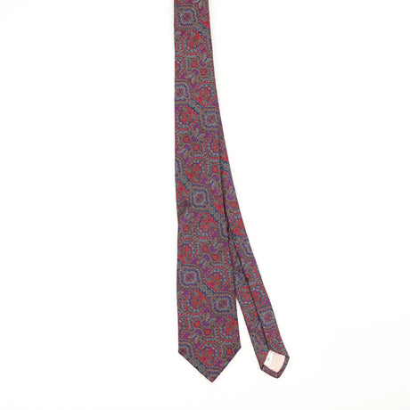 Front of Vintage 1990's Pierre Cardin Paisley Patterned Tie