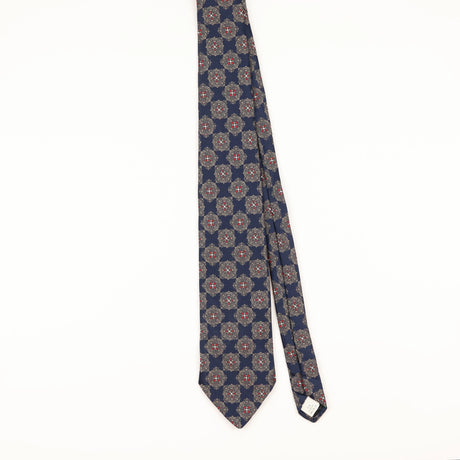 Front of Vintage 1990's Geometric Patterned Tie