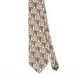 Front Front Detail of Vintage 1990's Geometric Patterned Tie