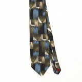 Front Front Detail of Vintage 1990's Abstract Patterned Tie