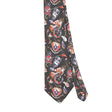 Front Front Detail of Vintage 1990's A. Rogers Golf Cartoon Patterned Tie