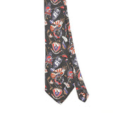 Front Front Detail of Vintage 1990's A. Rogers Golf Cartoon Patterned Tie