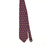 Front of Vintage Bill Blass Geometric Patterned Tie
