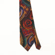 Front Front Detail of Vintage 1990's John Henry Abstract Patterned Tie