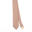 Front Front Detail of Vintage 1990's Bert Pulitzer Foulard Polka Dot Patterned Tie
