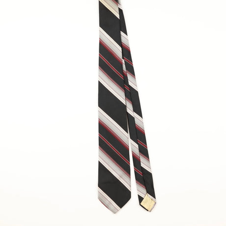 Front of Vintage 1980's Charvet Striped Patterned Tie