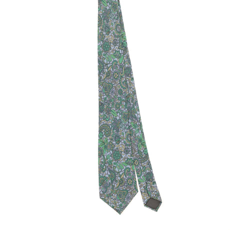 Front of Vintage 1980's Pierre Cardin Floral Patterned Tie