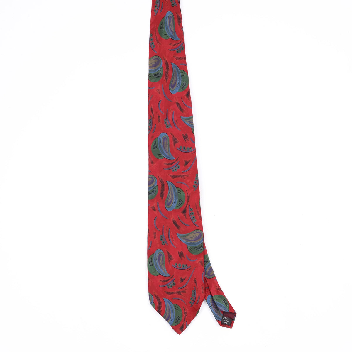 Front Front of Vintage 1990's Don Loper Paisley Patterned Tie
