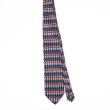 Front Front of Vintage 1990's Ovals Geometric Patterned Tie