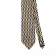 Front Detail of Vintage 1990's Claybrooke Geometric Patterned Tie
