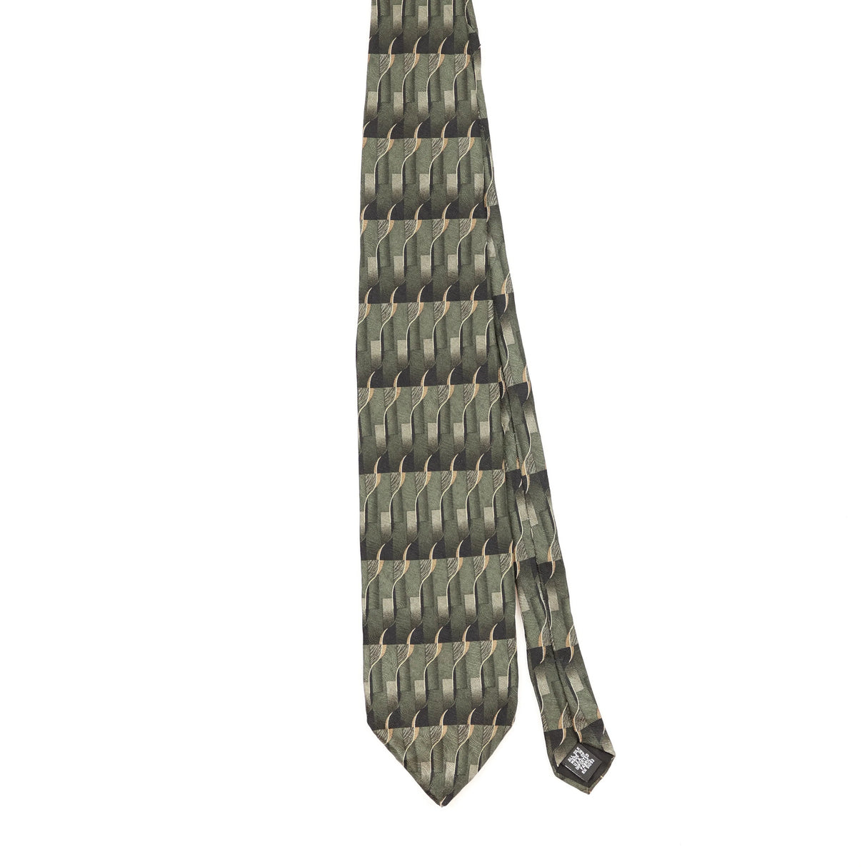 Front Front of Vintage 1990's Haggar Geometric Patterned Tie