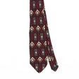 Front Front Detail of Vintage Geometric Patterned Tie