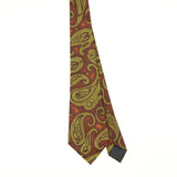 Front Front of Vintage 1980's Pierre Cardin Paisley Patterned Tie