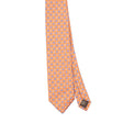 Front Front Detail of Vintage Foulard Geometric Patterned Tie