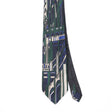Front Front Detail of Vintage 1990's Abstract Patterned Tie