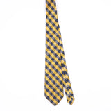 Front Front of Vintage 1980's Plaids & Checks Patterned Tie
